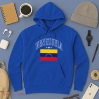 Venezuela Flag Patriotic Athletic Funny Gift Hoodie thumb 3