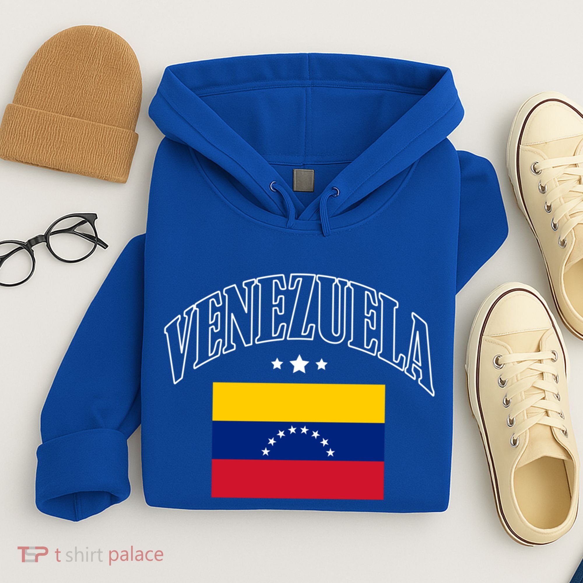 Venezuela Flag Patriotic Athletic Funny Gift Hoodie