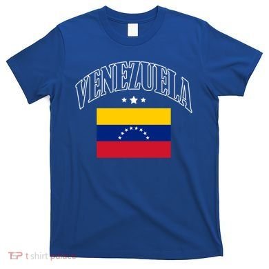 Venezuela Flag Patriotic Athletic Funny Gift T-Shirt