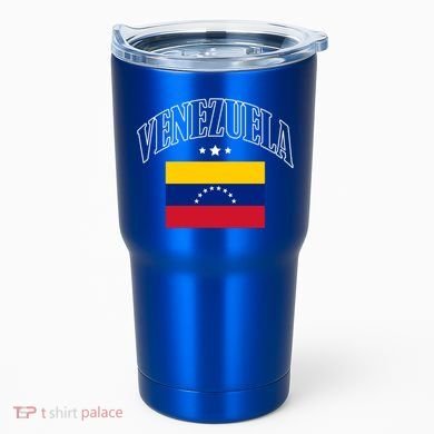 Venezuela Flag Patriotic Athletic Funny Gift Tumbler