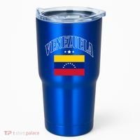 Venezuela Flag Patriotic Athletic Funny Gift Tumbler thumb 0