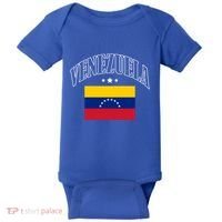Venezuela Flag Patriotic Athletic Funny Gift Baby Bodysuit thumb 0