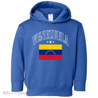 Venezuela Flag Patriotic Athletic Funny Gift Toddler Hoodie