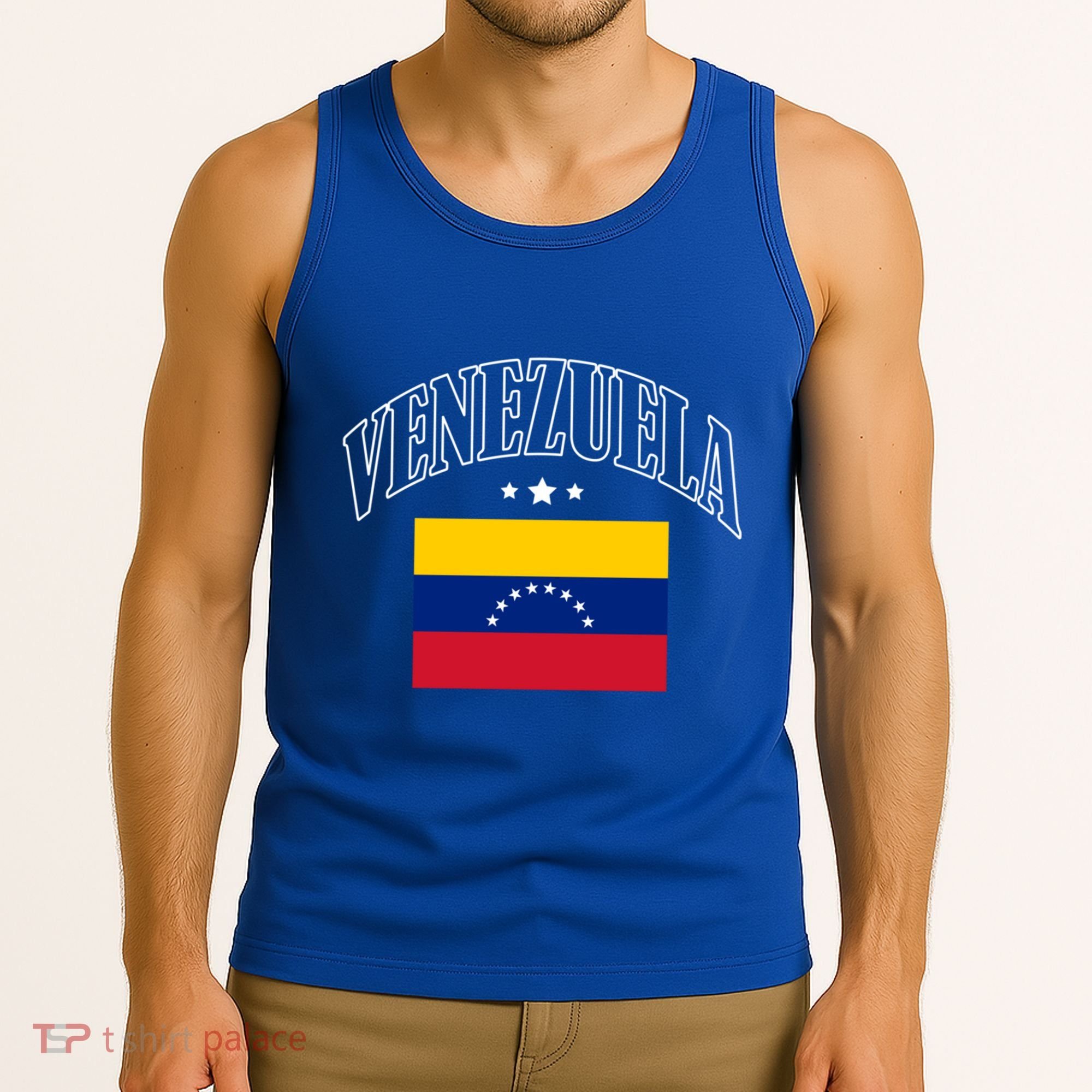 Venezuela Flag Patriotic Athletic Funny Gift Tank Top