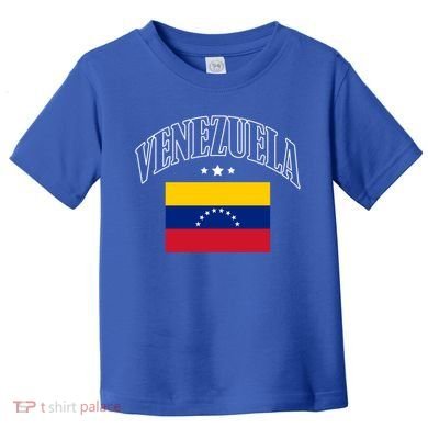 Venezuela Flag Patriotic Athletic Funny Gift Toddler T-Shirt