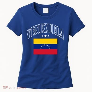 Venezuela Flag Patriotic Athletic Funny Gift Women's T-Shirt