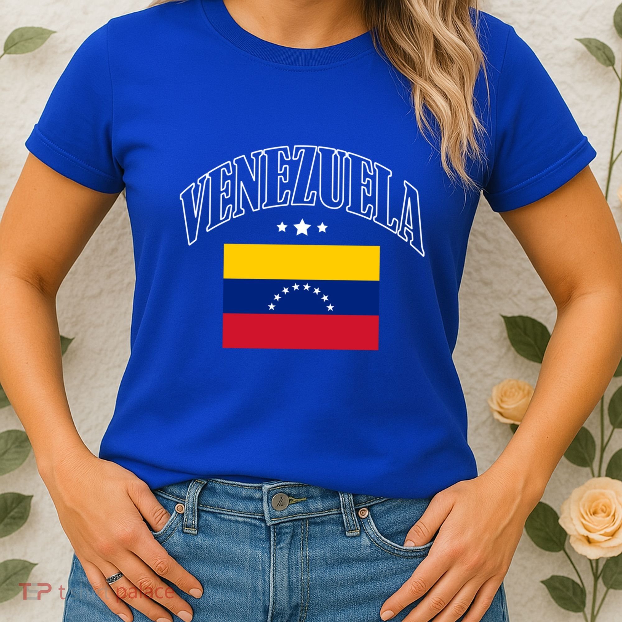 Venezuela Flag Patriotic Athletic Funny Gift Women's T-Shirt