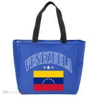 Venezuela Flag Patriotic Athletic Funny Gift Tote Bag thumb 0