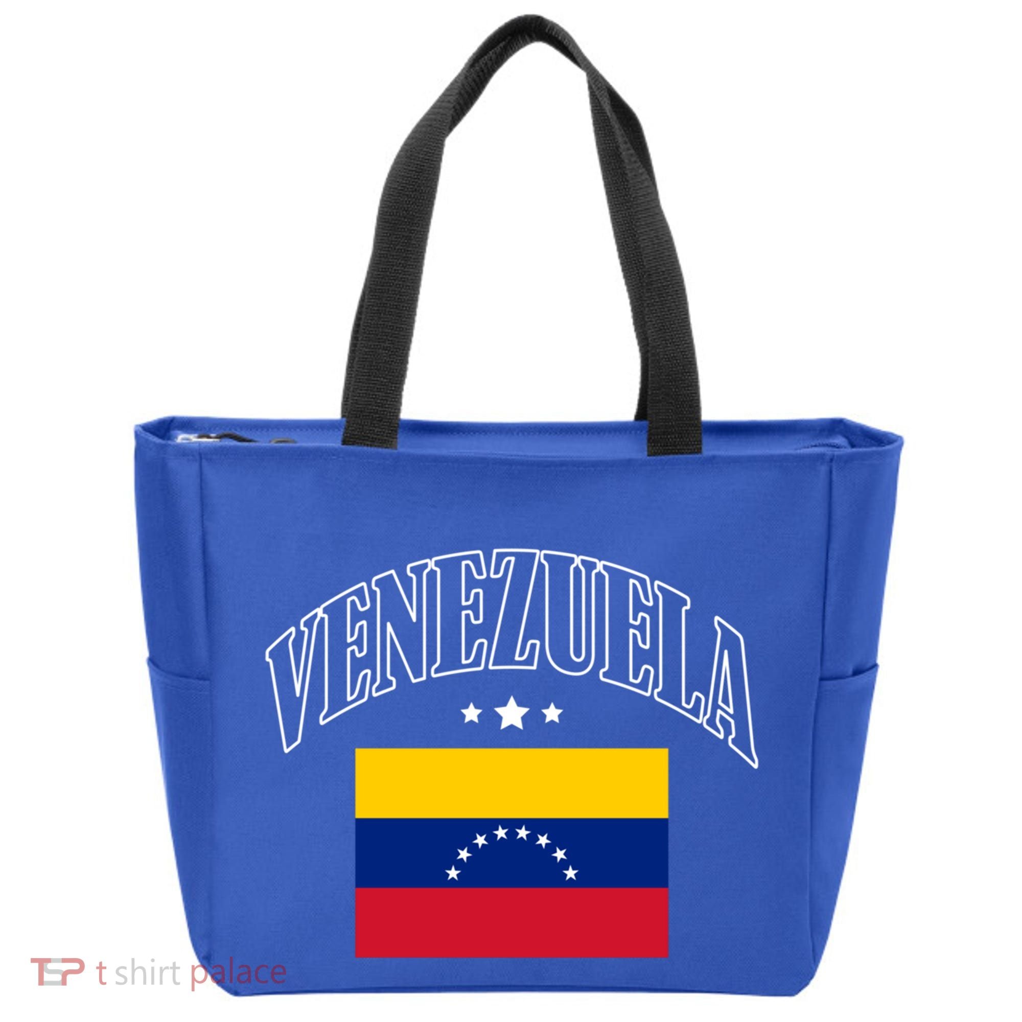 Venezuela Flag Patriotic Athletic Funny Gift Tote Bag