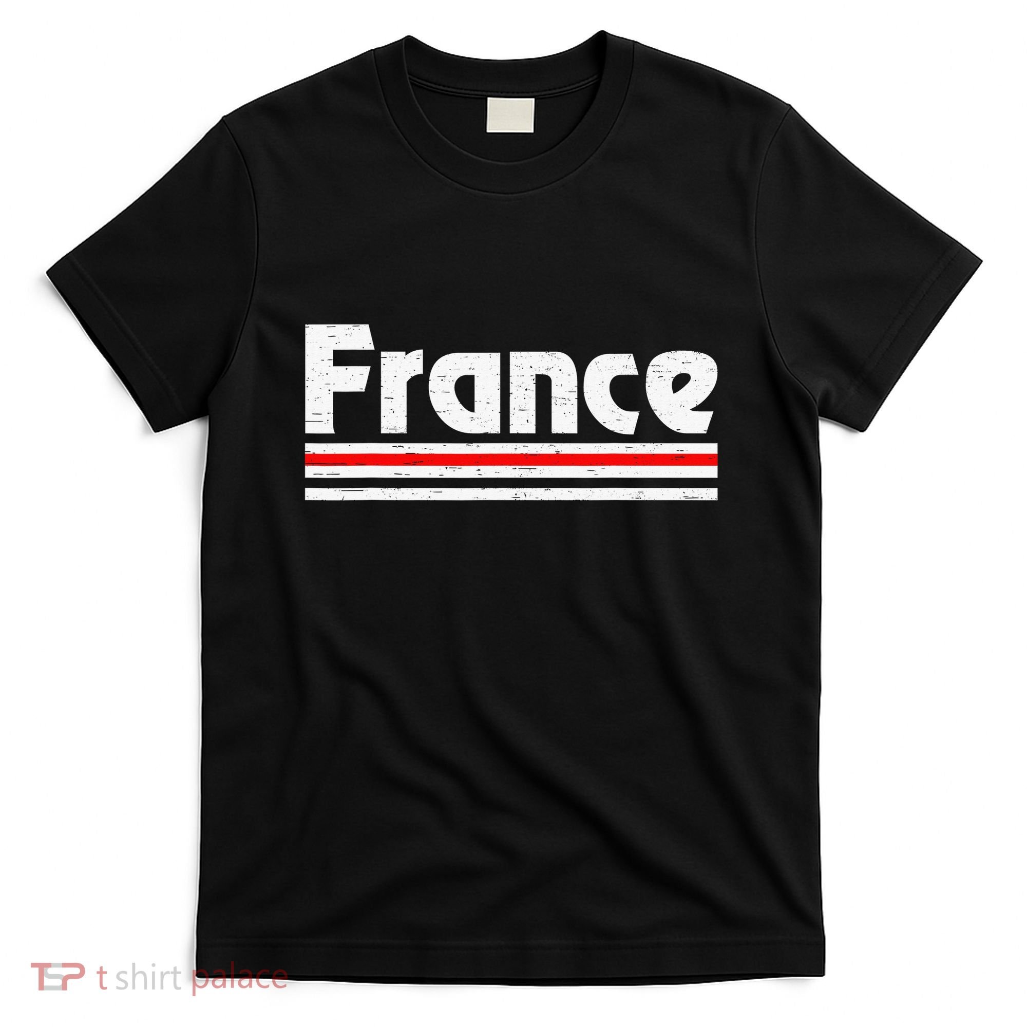 Vintage France Pride French Flag France Lover T-Shirt