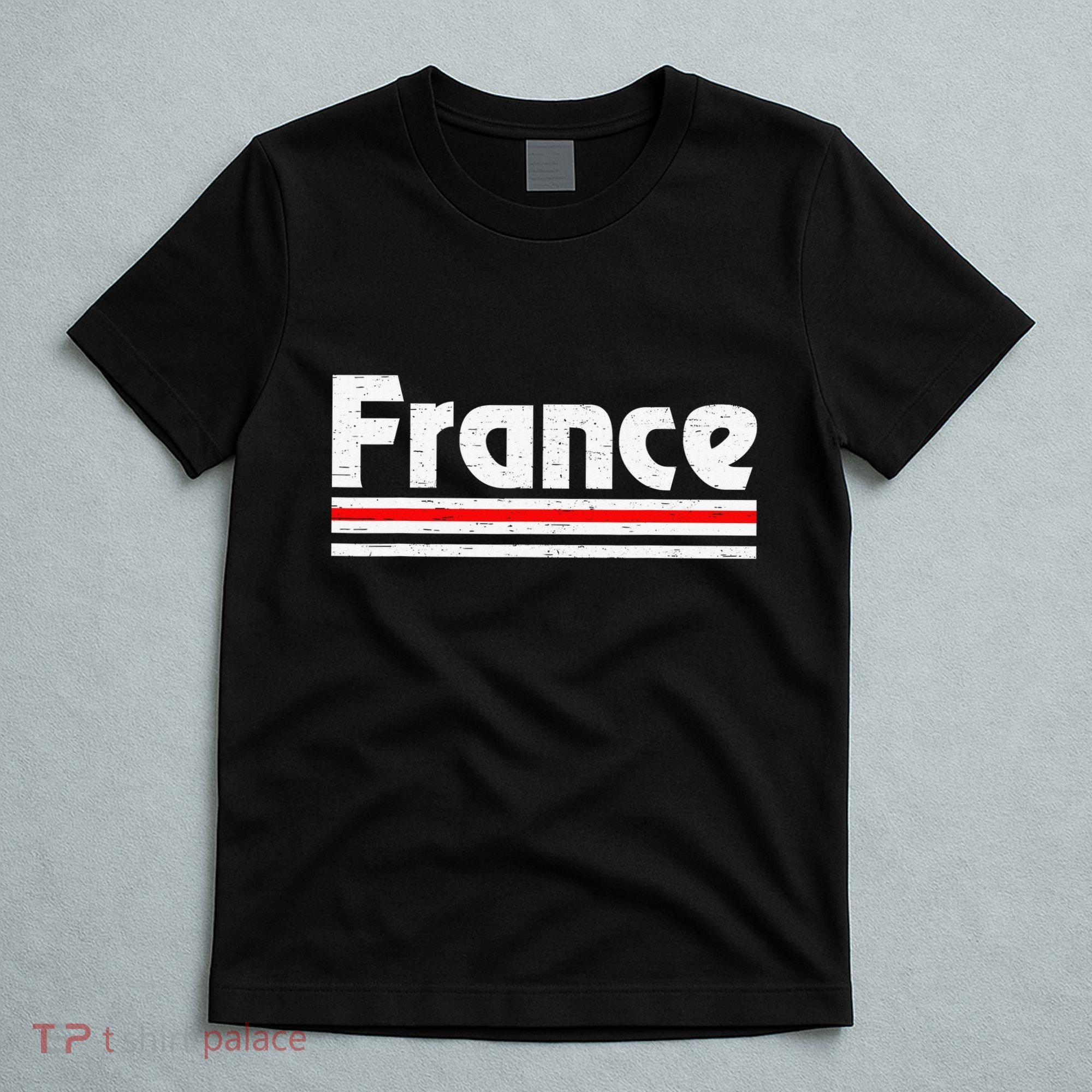 Vintage France Pride French Flag France Lover T-Shirt