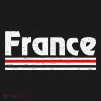Vintage France Pride French Flag France Lover T-Shirt thumb 7