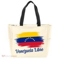 Venezuela Flag Proud American Venezuela Libre Tote Bag thumb 0