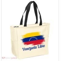 Venezuela Flag Proud American Venezuela Libre Tote Bag thumb 2