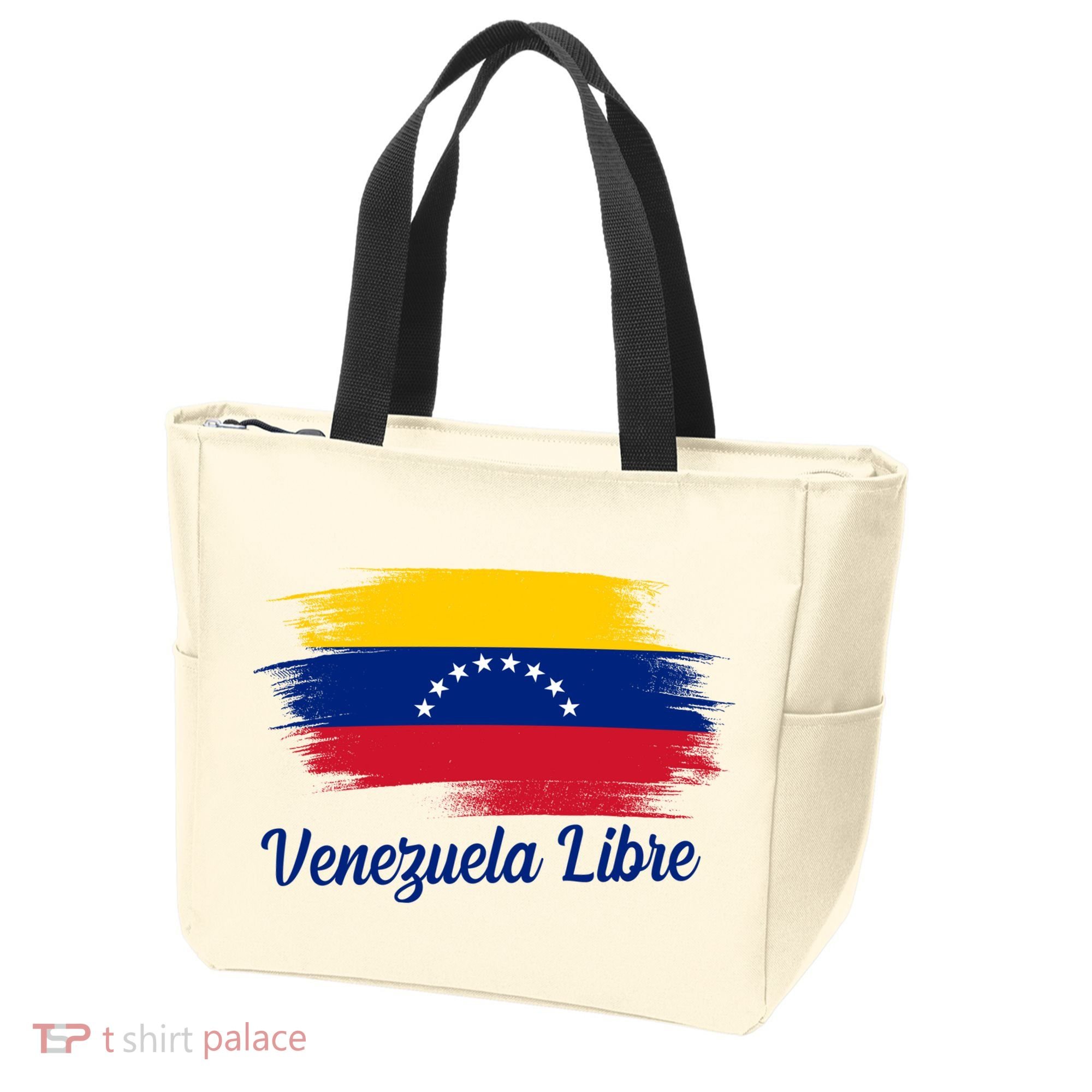 Venezuela Flag Proud American Venezuela Libre Tote Bag