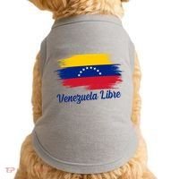 Venezuela Flag Proud American Venezuela Libre Doggie Tank thumb 0