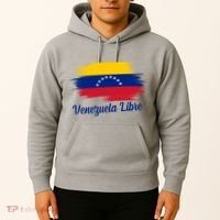 Venezuela Flag Proud American Venezuela Libre Hoodie thumb 2