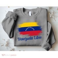 Venezuela Flag Proud American Venezuela Libre Sweatshirt thumb 2