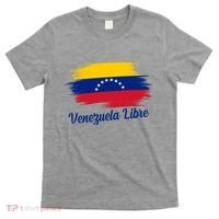 Venezuela Flag Proud American Venezuela Libre T-Shirt thumb 0