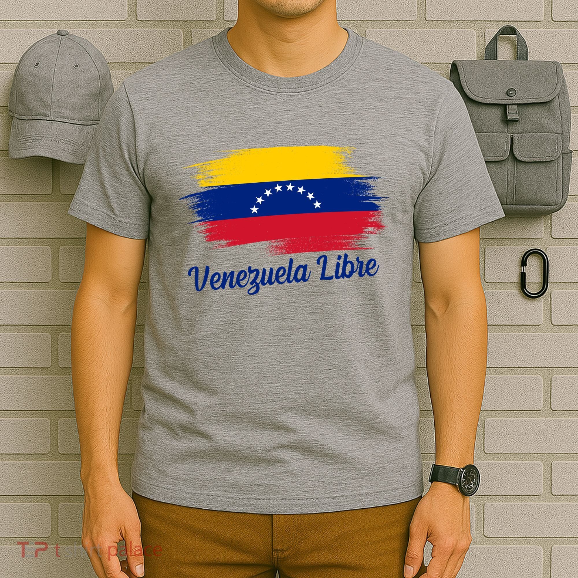 Venezuela Flag Proud American Venezuela Libre T-Shirt
