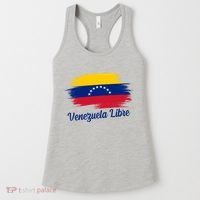 Venezuela Flag Proud American Venezuela Libre Women's Tank Top thumb 0