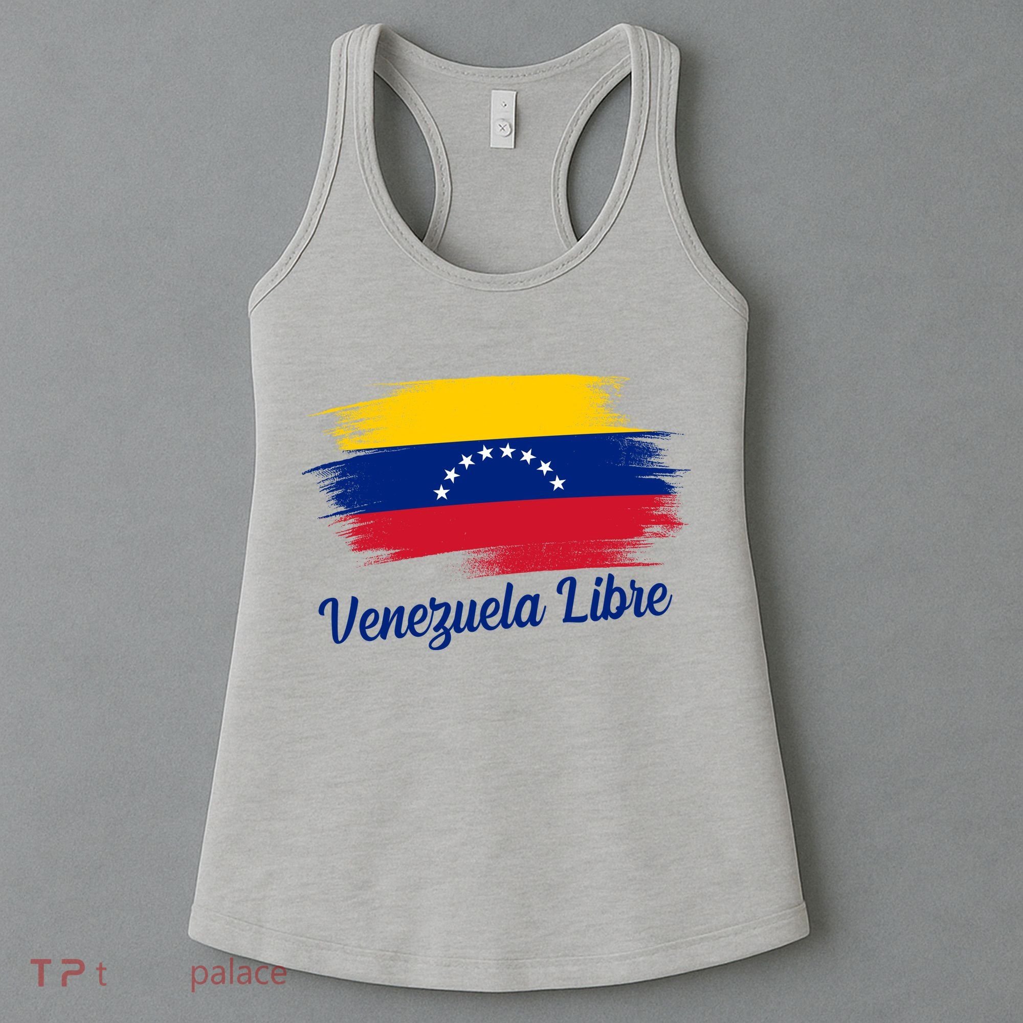 Venezuela Flag Proud American Venezuela Libre Women's Tank Top