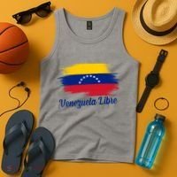 Venezuela Flag Proud American Venezuela Libre Tank Top thumb 4