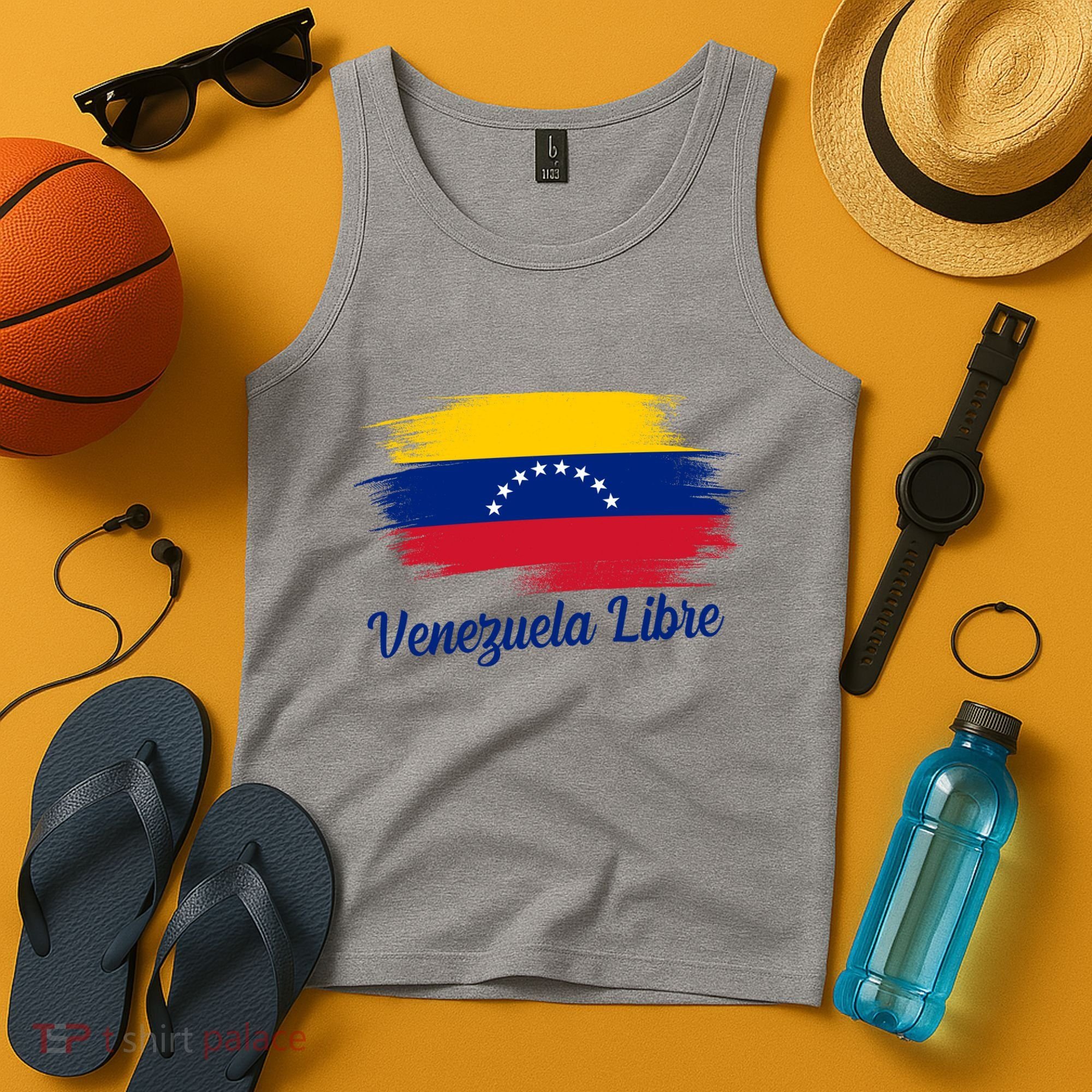 Venezuela Flag Proud American Venezuela Libre Tank Top