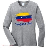 Venezuela Flag Proud American Venezuela Libre Women's Long Sleeve Shirt thumb 0