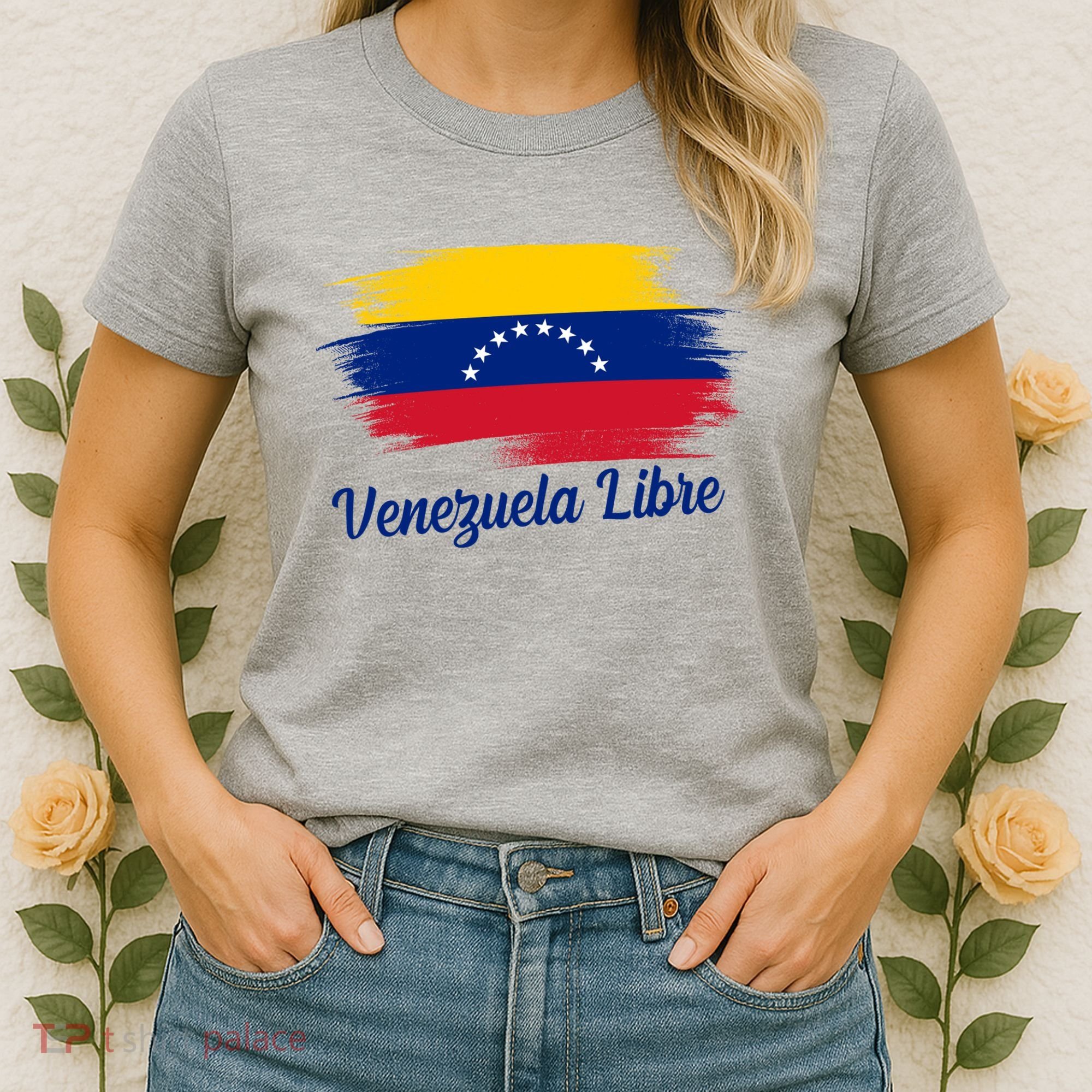 Venezuela Flag Proud American Venezuela Libre Women's T-Shirt