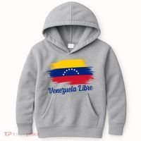 Venezuela Flag Proud American Venezuela Libre Kids Hoodie thumb 0