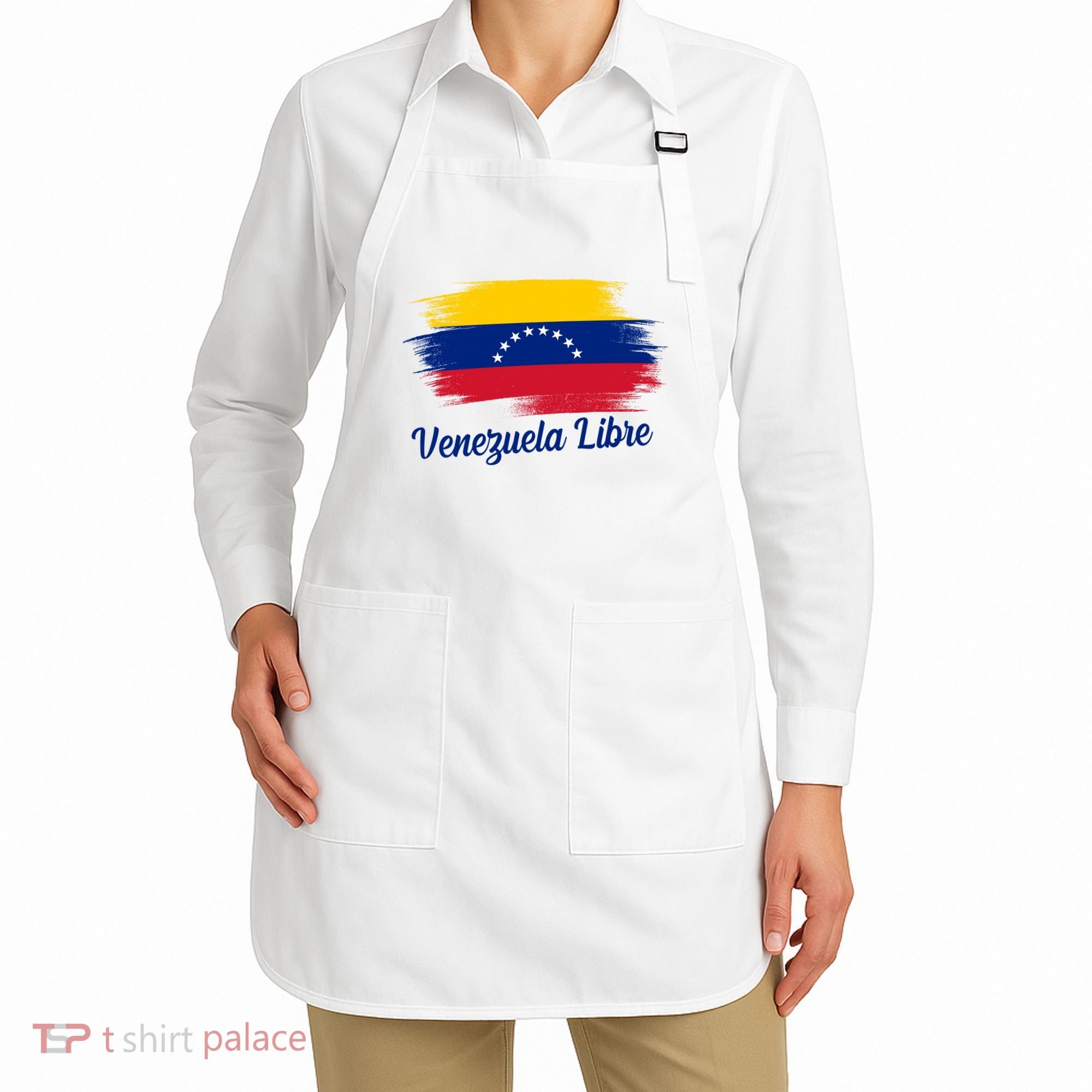 Venezuela Flag Proud American Venezuela Libre Apron