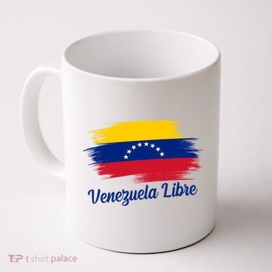 Venezuela Flag Proud American Venezuela Libre Coffee Mug