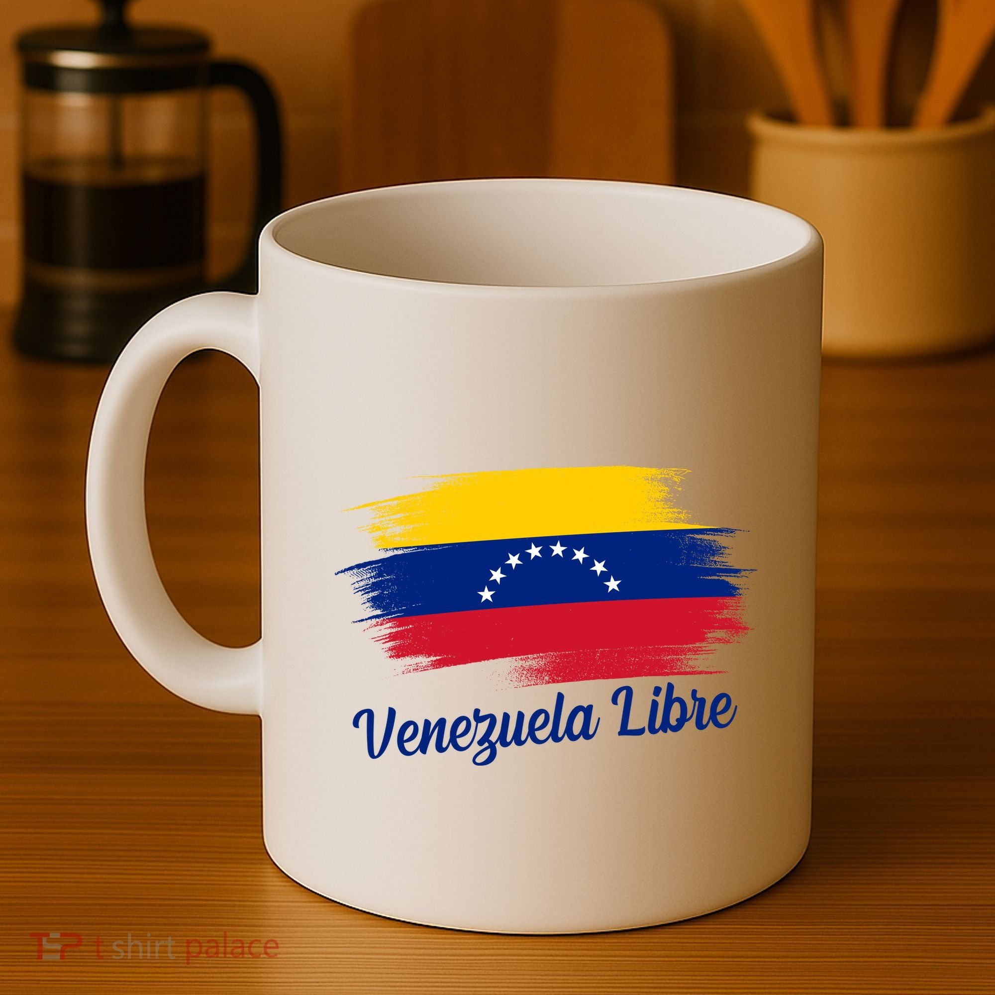 Venezuela Flag Proud American Venezuela Libre Coffee Mug