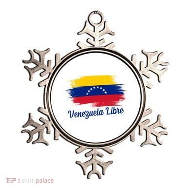 Venezuela Flag Proud American Venezuela Libre Ornament