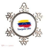Venezuela Flag Proud American Venezuela Libre Ornament thumb 0