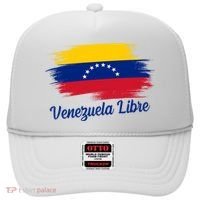 Venezuela Flag Proud American Venezuela Libre Hat thumb 0