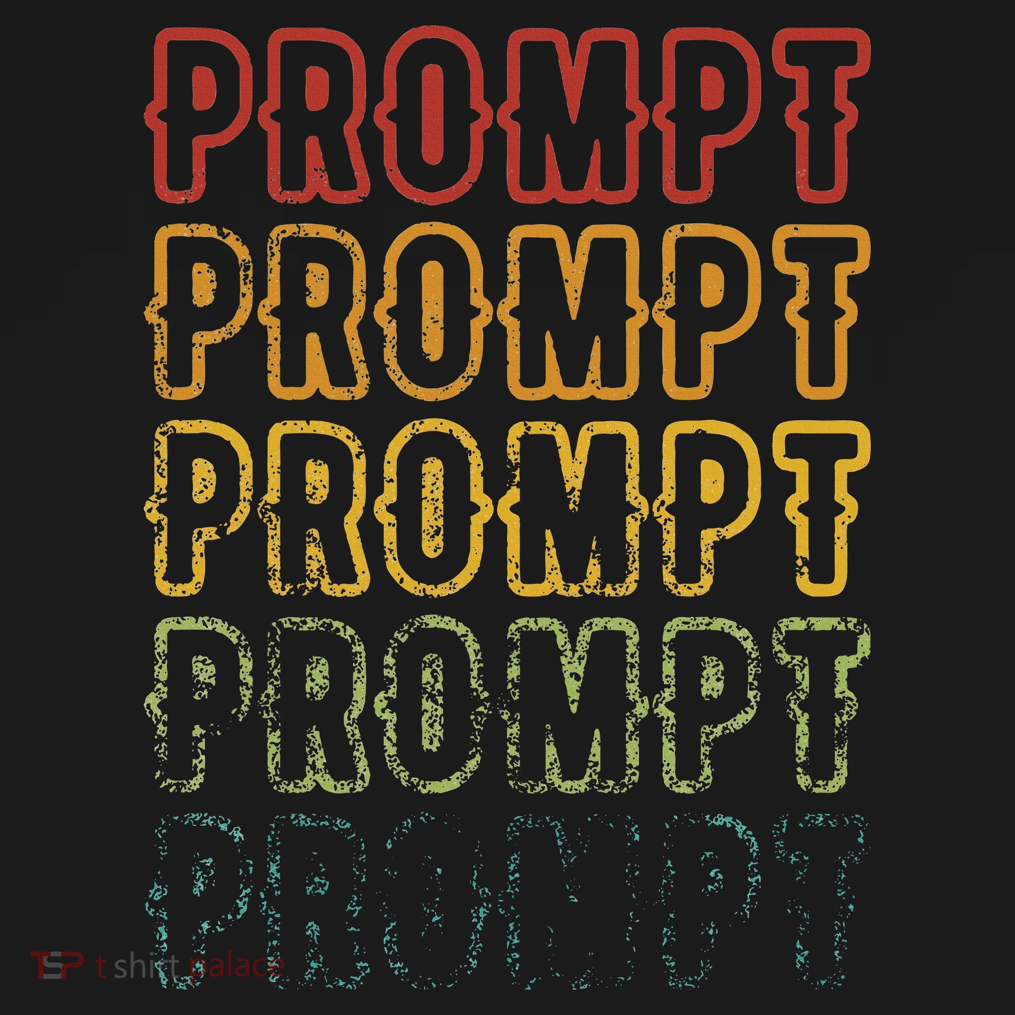 Vintage Fading Prompt Artwork Aba Therapist T-Shirt