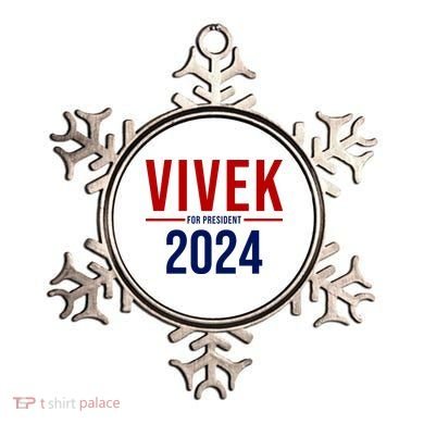 Vivek For President 2024 Election Ornament