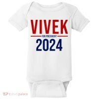 Vivek For President 2024 Election Baby Bodysuit thumb 0