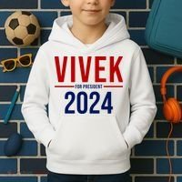 Vivek For President 2024 Election Kids Hoodie thumb 2