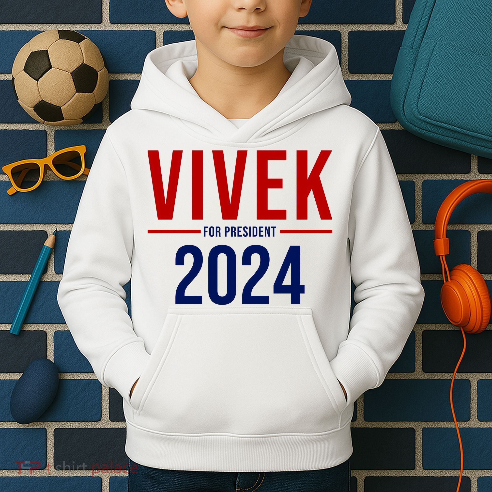 Vivek For President 2024 Election Kids Hoodie