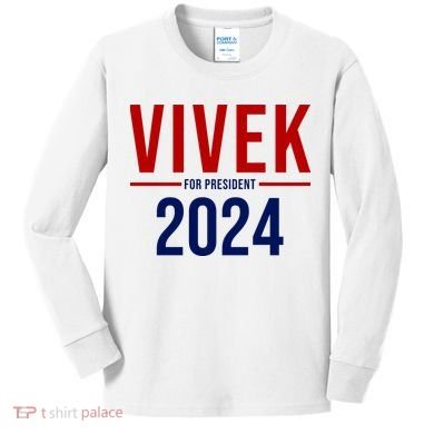 Vivek For President 2024 Election Kids Long Sleeve Shirt
