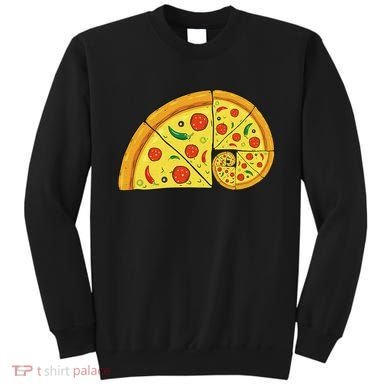 vintage Fibonacci Pizza Funny Math Teacher Sweatshirt