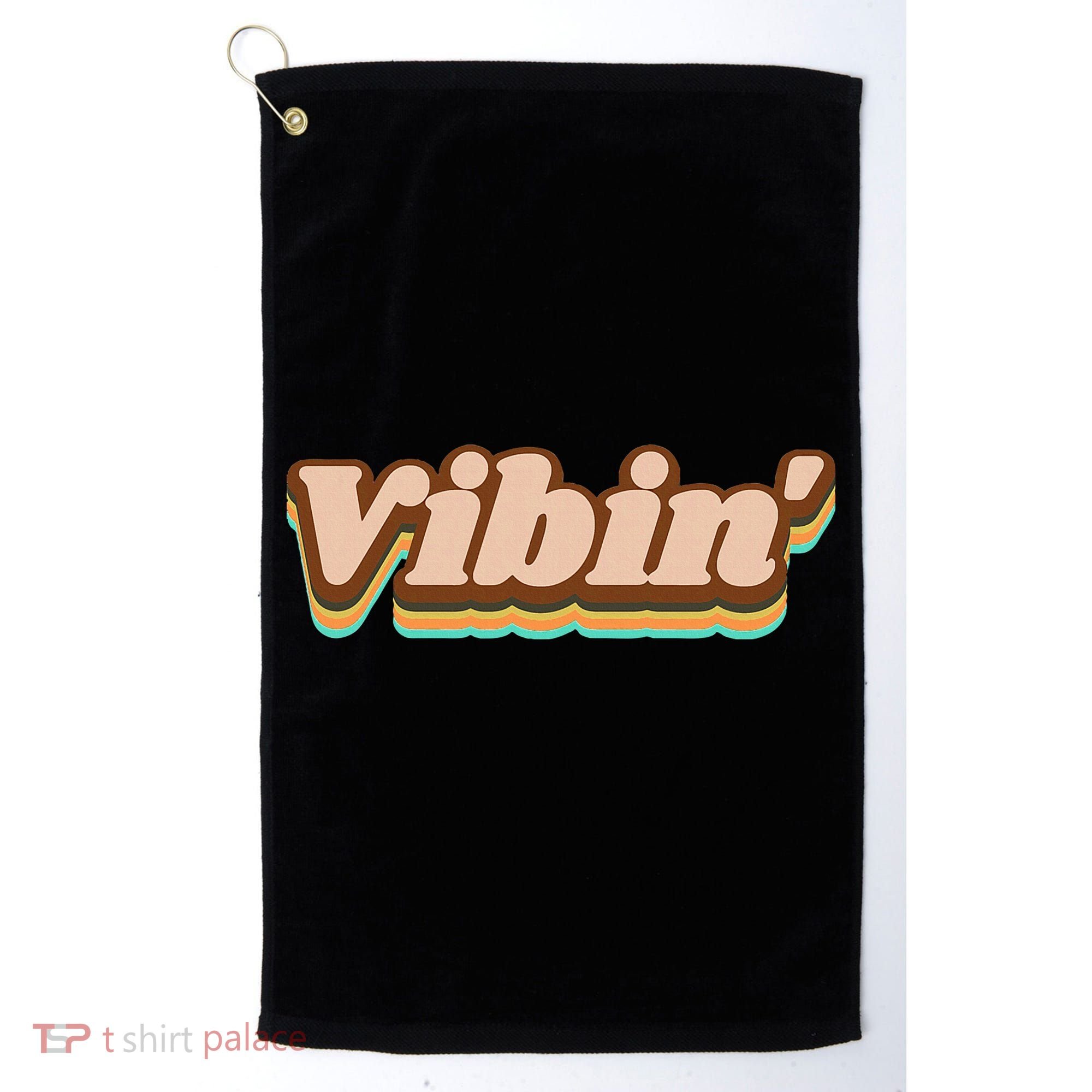 Vibin Fun Retro Golf Towel