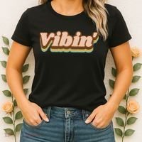 Vibin Fun Retro Women's T-Shirt thumb 2