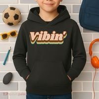 Vibin Fun Retro Kids Hoodie thumb 2