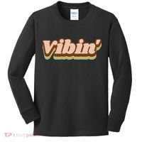 Vibin Fun Retro Kids Long Sleeve Shirt thumb 0