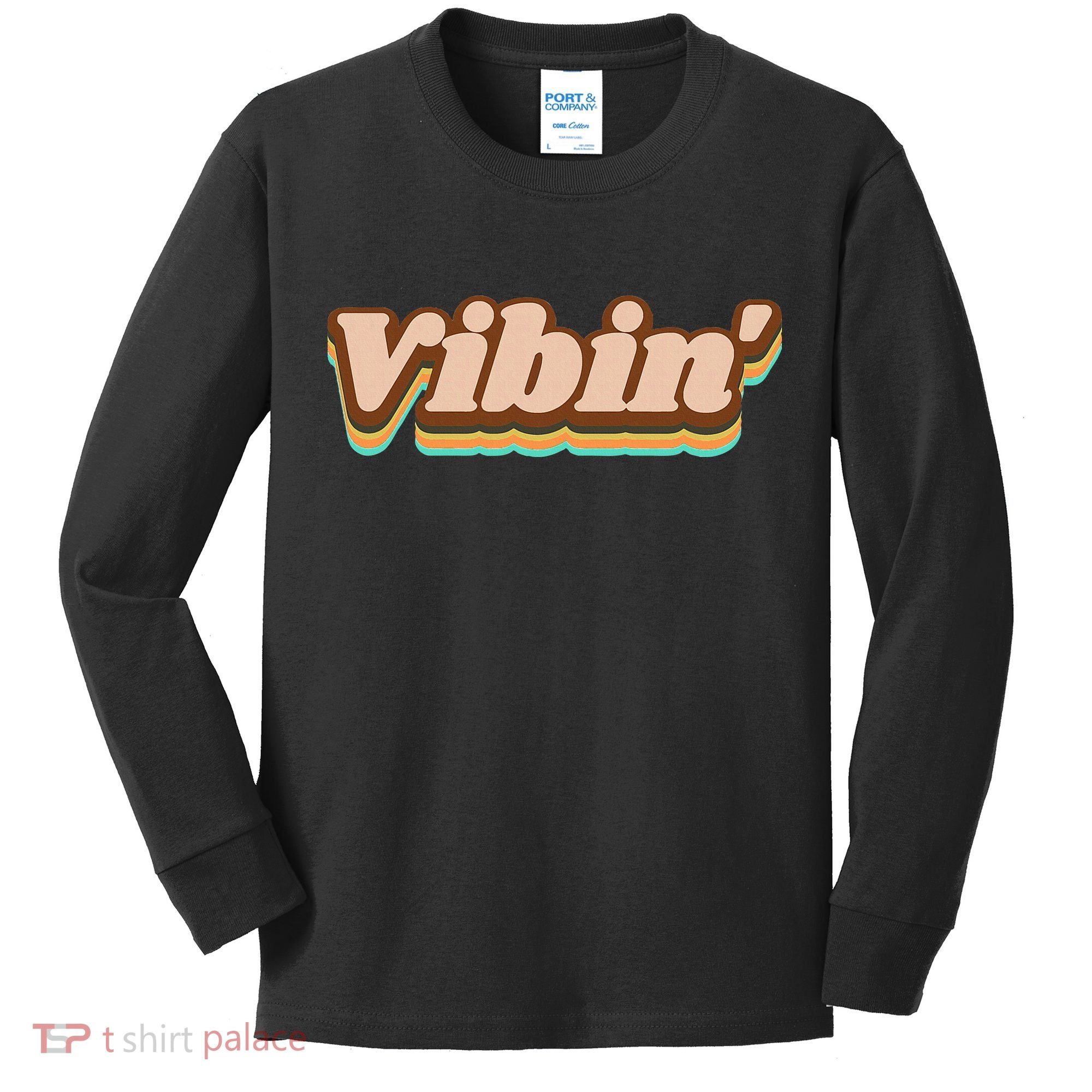 Vibin Fun Retro Kids Long Sleeve Shirt