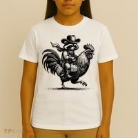 Vintage Funny Raccoon With Cowboy Hat T-Shirt thumb 4